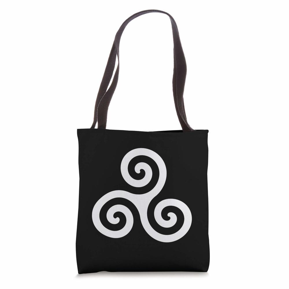 Triskele Triskelion Celtic Symbols Ireland Irish Gifts Tote Bag :)